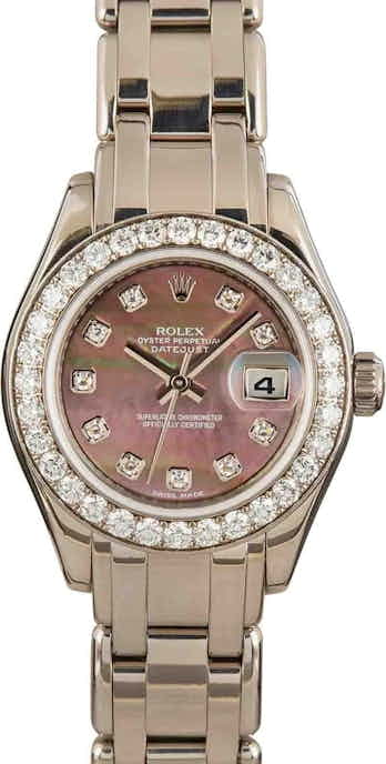 Ladies Rolex Datejust 80299 Pearlmaster