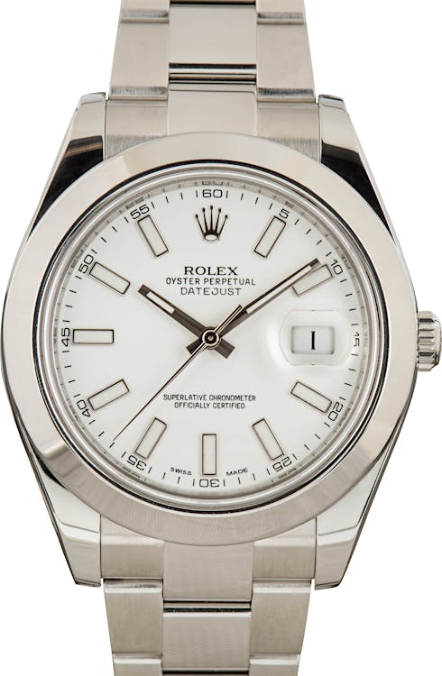 Used Rolex Datejust II ref 116300 Stainless Steel