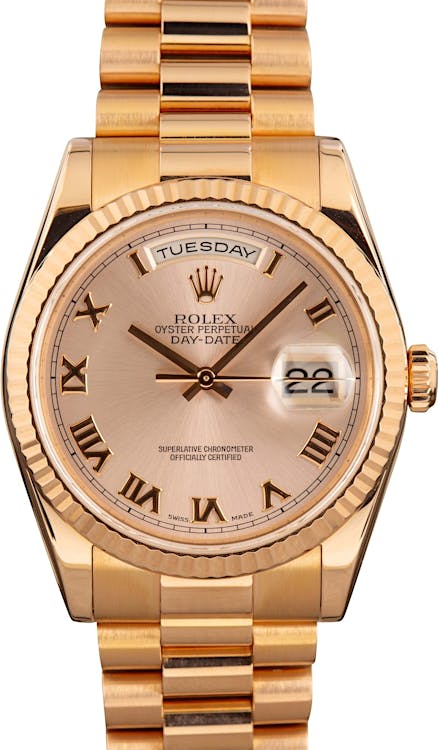Rolex Day-Date 118235 18k Everose Gold