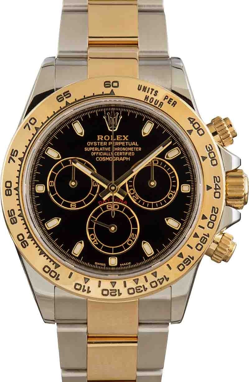 Rolex Daytona Black Two Tone Watches Bob s Watches