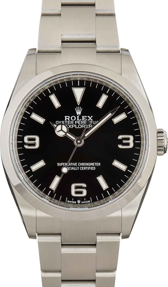 Buy Used Rolex Explorer 124270 Bob s Watches Sku 161068