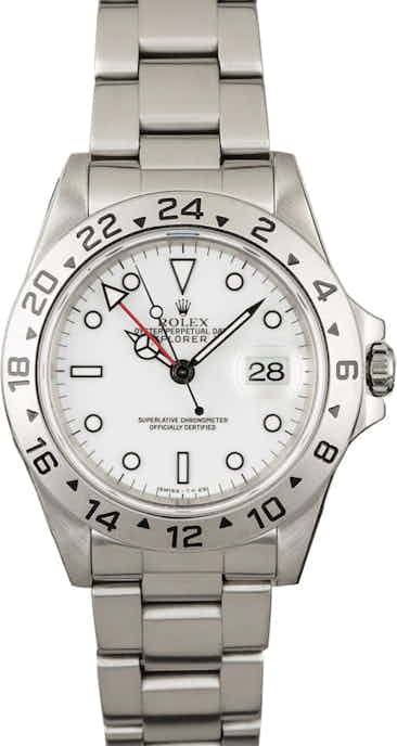 Rolex Explorer II Ref 16570 Steel Men's Watch