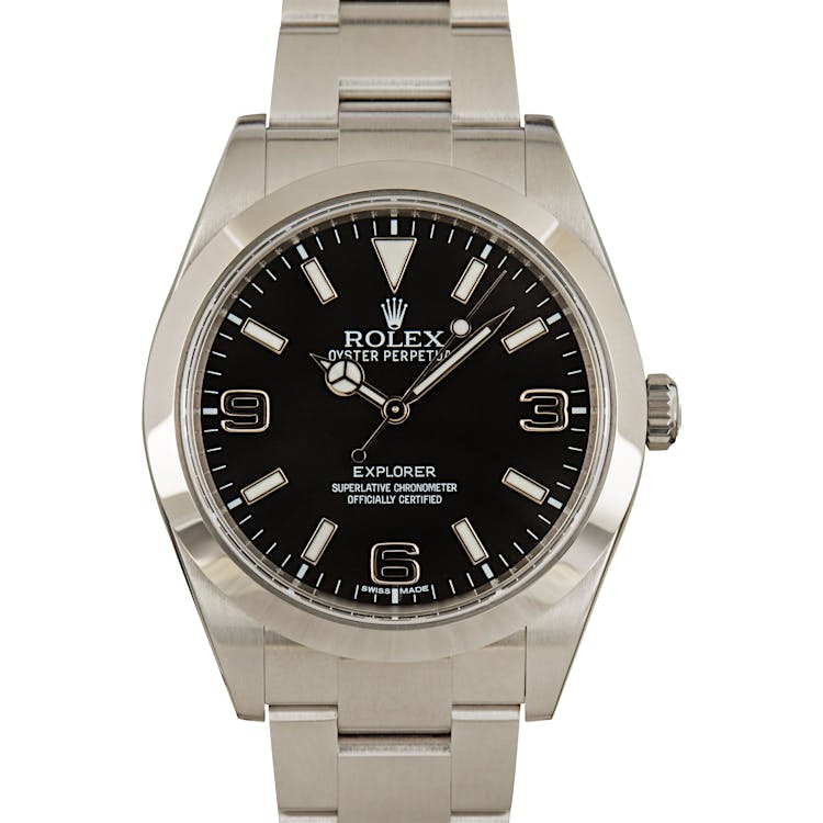 Rolex Explorer 214270 Stainless Steel Oyster Band