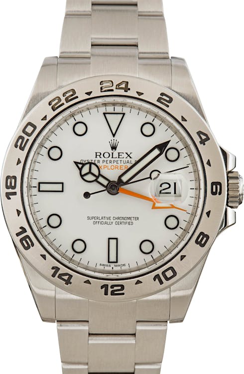 Rolex Explorer II Ref 216570 White Polar Dial