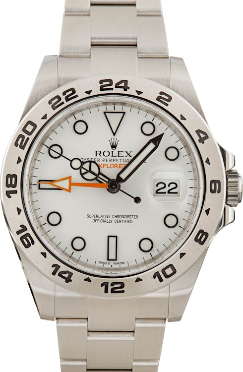 Rolex Explorer II Ref 216570 'Polar' White Dial