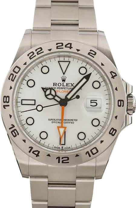 Rolex Explorer II Ref 226570 White Polar Dial