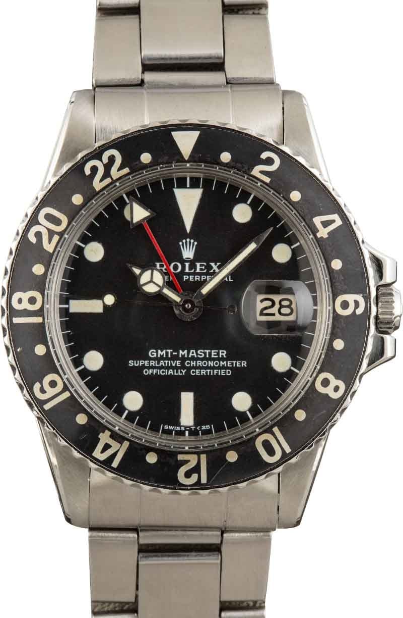 Buy Used Rolex GMT-Master 1675 | Bob's Watches - Sku: 143995