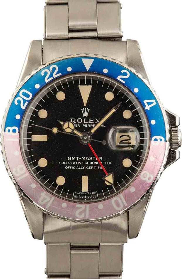 Buy Used Rolex GMT Master 1675 Bob s Watches Sku 156282