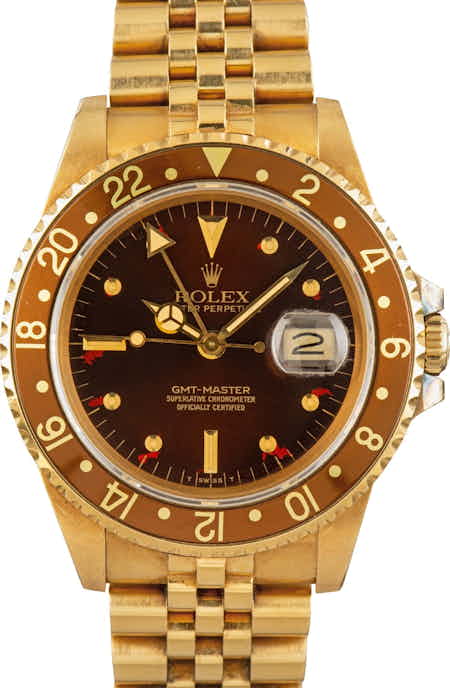 Pre Owned Rolex GMT-Master 16758 Nipple Dial