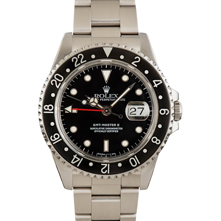Rolex GMT-Master II Ref 16710 Black Dial & Bezel