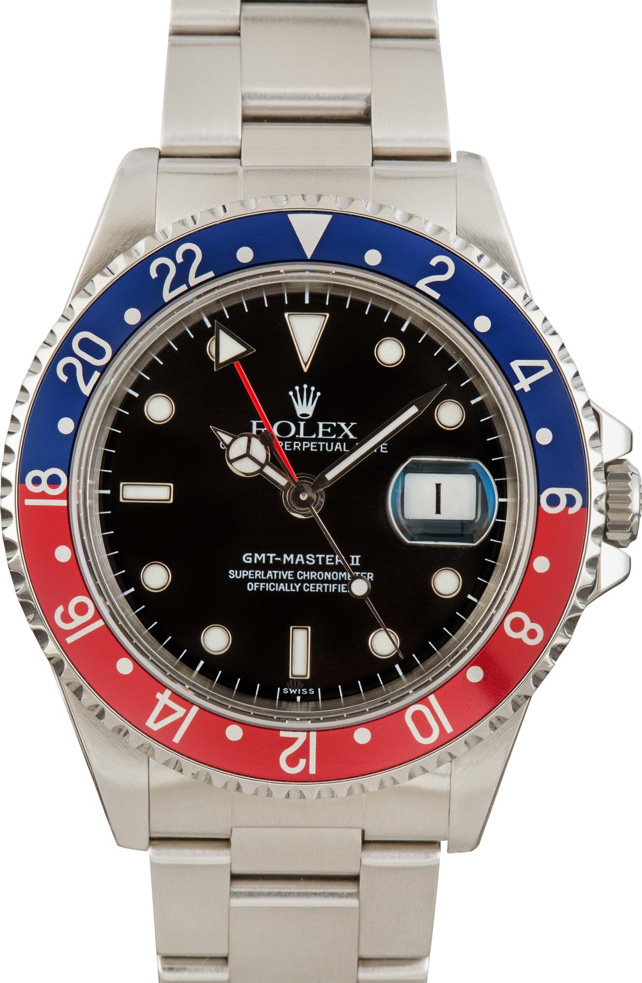 Buy Used Rolex GMT-Master II 16710 | Bob's Watches - Sku: 165126