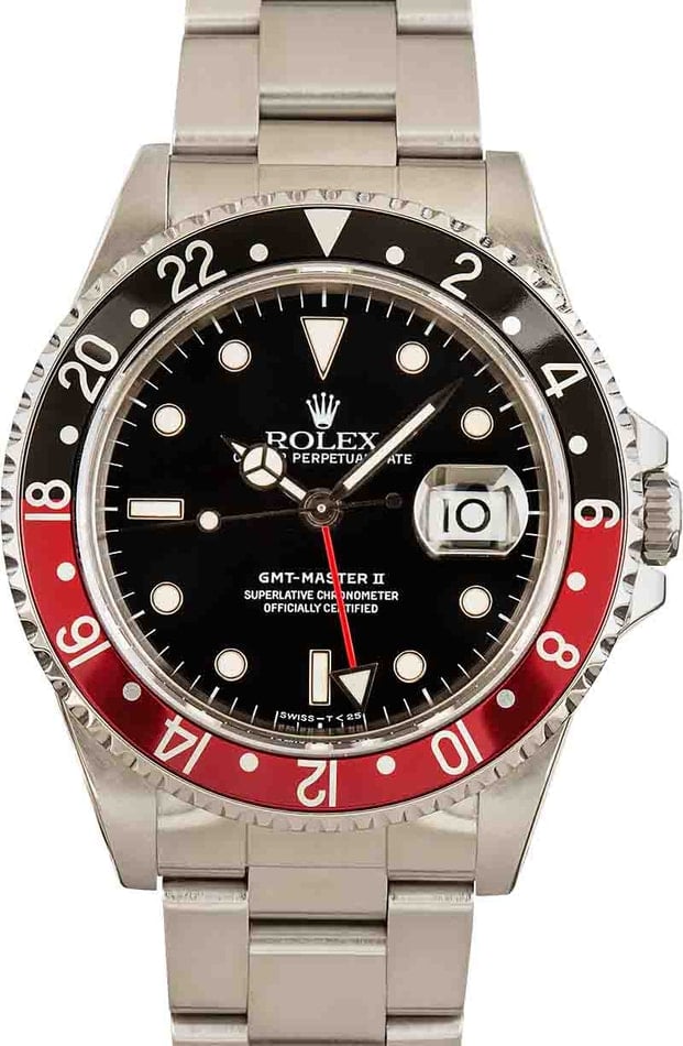 Buy Used Rolex GMT Master II 16710 Bob s Watches Sku 162999