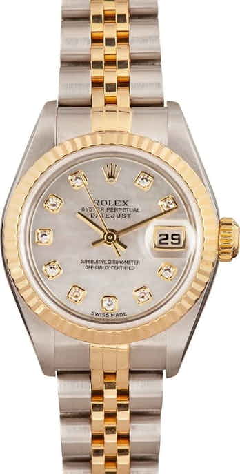 Pre-Owned Rolex Ladies Datejust 79173 Diamond Dial