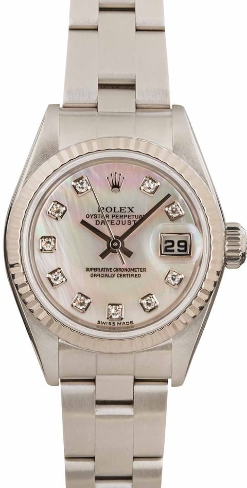 Buy Used Rolex Datejust 79174 Bob s Watches Sku 156108 T