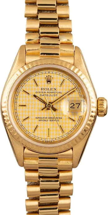 Pre Owned Rolex Ladies President Watch 69178