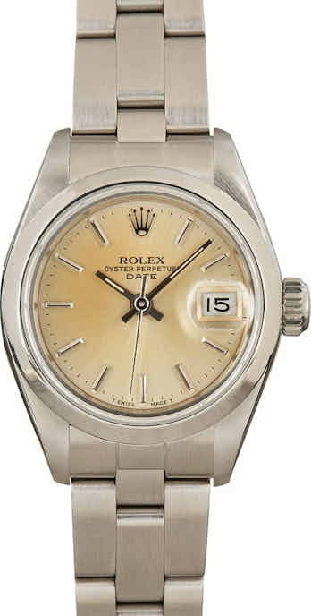 Rolex Date 69160 Silver Dial