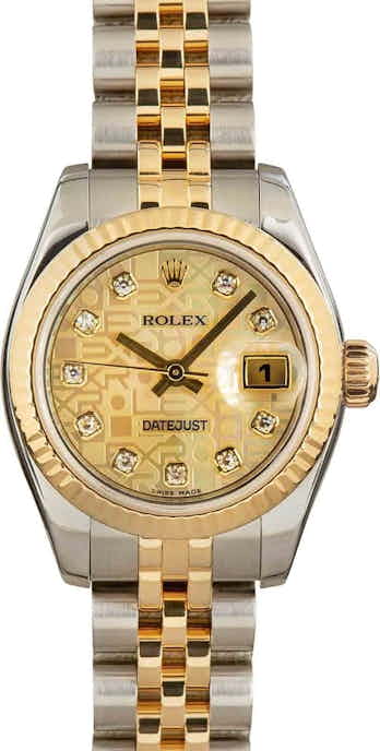 Pre Owned Rolex Ladies Datejust 179173 Diamond Jubilee