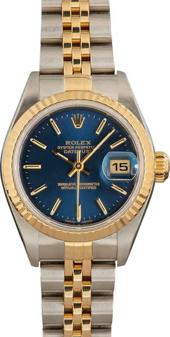 Ladies Rolex Datejust 79173 Blue Dial