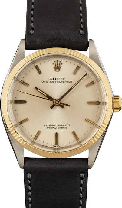 Men's Rolex Oyster Perpetual 1005 two-tone