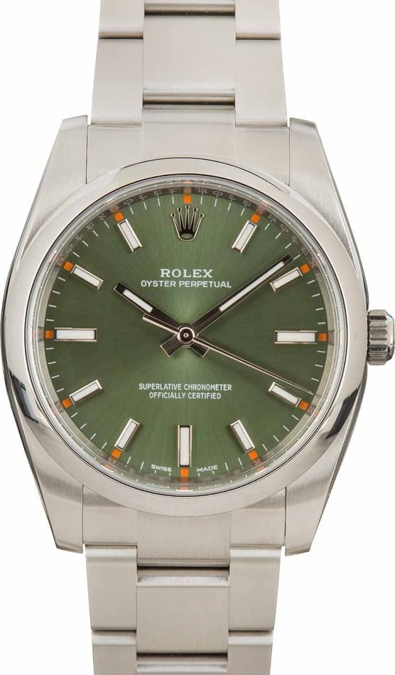 Buy Used Rolex Oyster Perpetual 114200 Bob s Watches Sku 156568