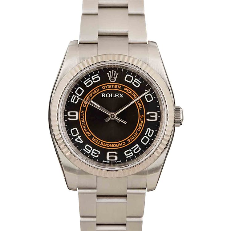 Rolex Oyster Perpetual 116034 Black Concentric Dial