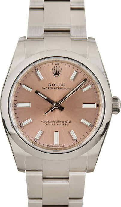 Rolex Oyster Perpetual 124200 Pink Dial