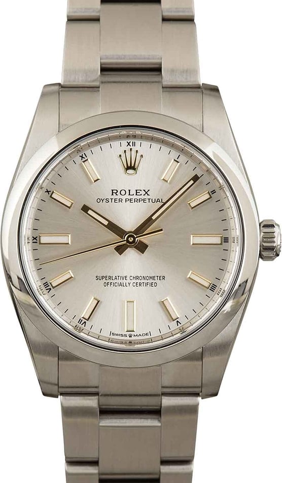 Buy Used Rolex Oyster Perpetual 124200 Bob s Watches Sku 163144