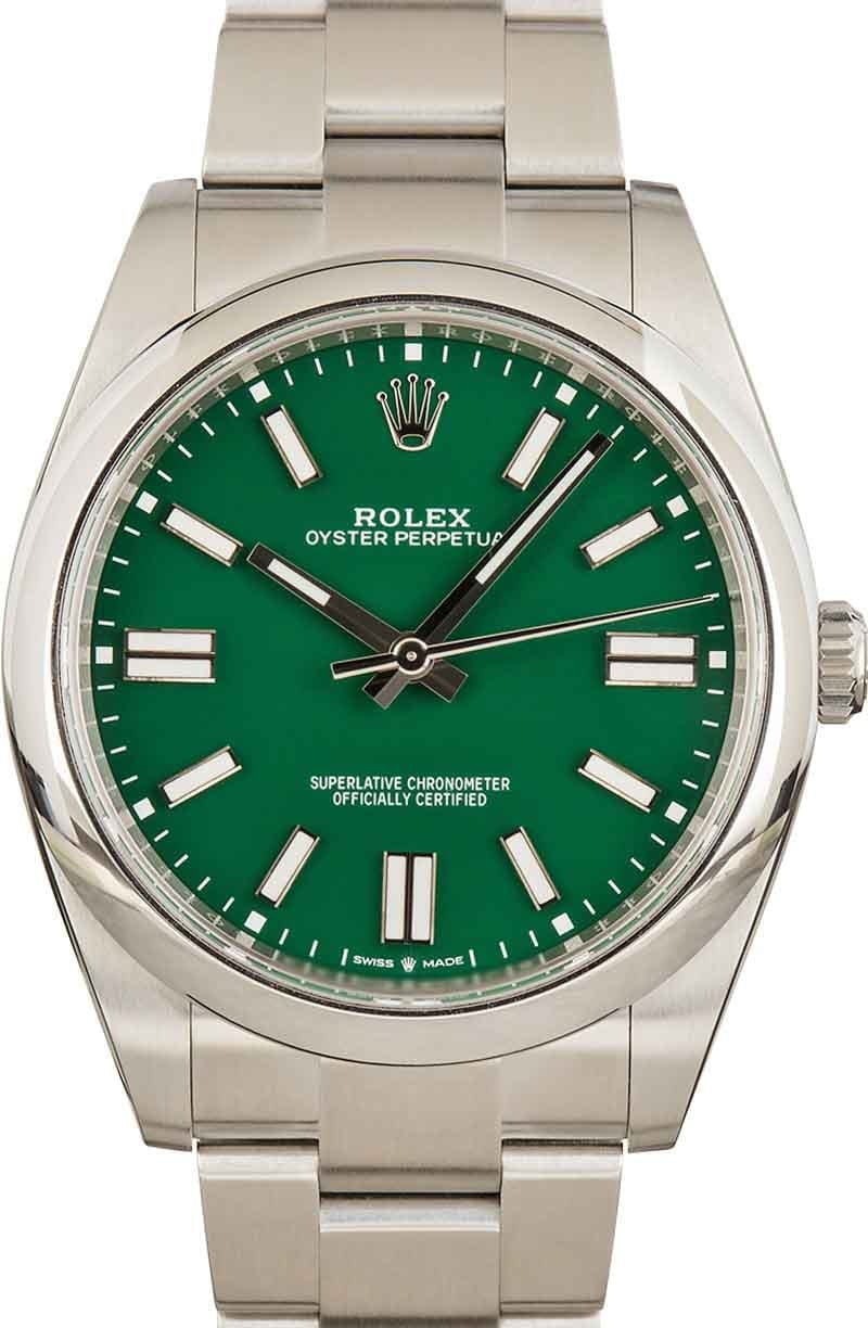 Green Face Rolex BobsWatches