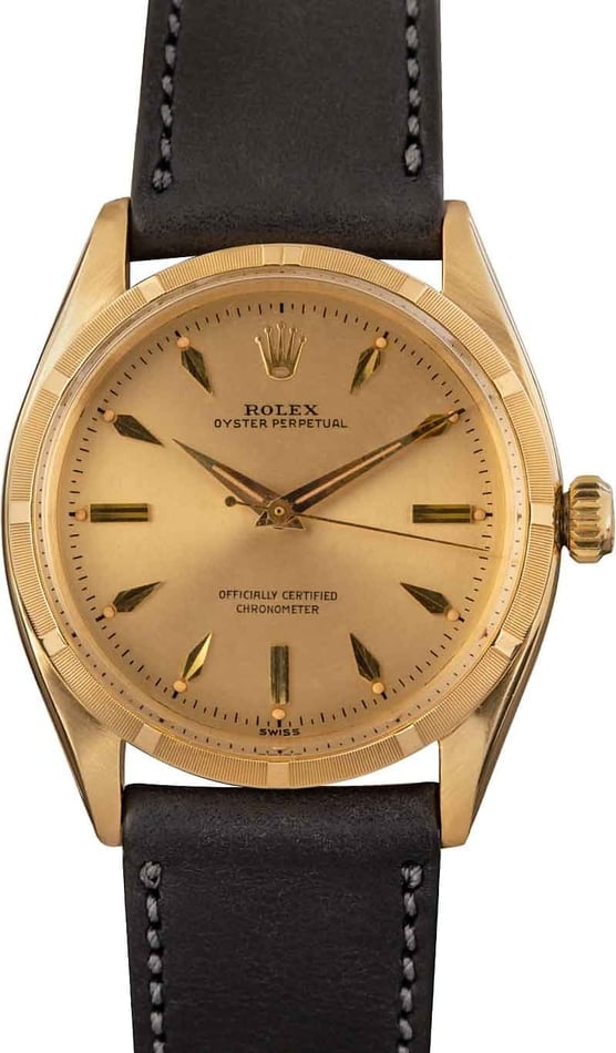 Buy Used Rolex Oyster Perpetual 6565 Bob s Watches Sku 152961