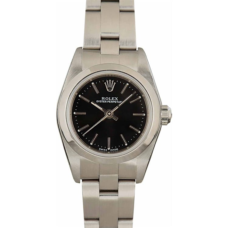 Rolex Oyster Perpetual 76080 Black Dial