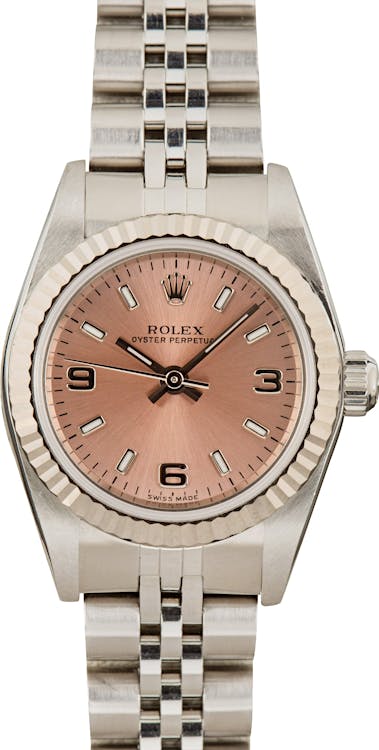 Ladies Rolex Oyster Perpetual 76094 Pink