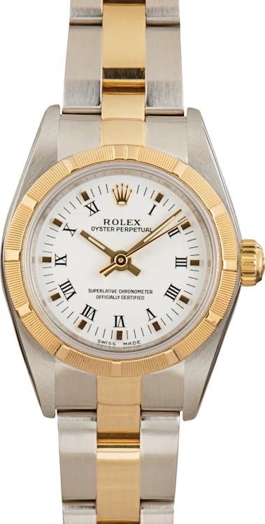 Rolex Lady Oyster Perpetual 76233 Two Tone Oyster