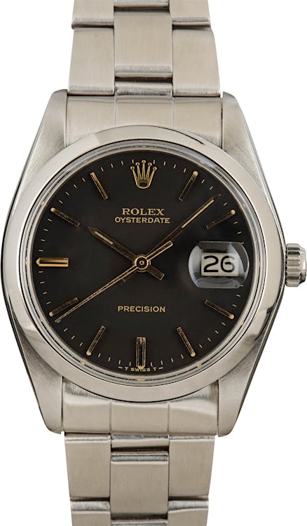 Pre-Owned Rolex Oysterdate 6694 Stainless Steel