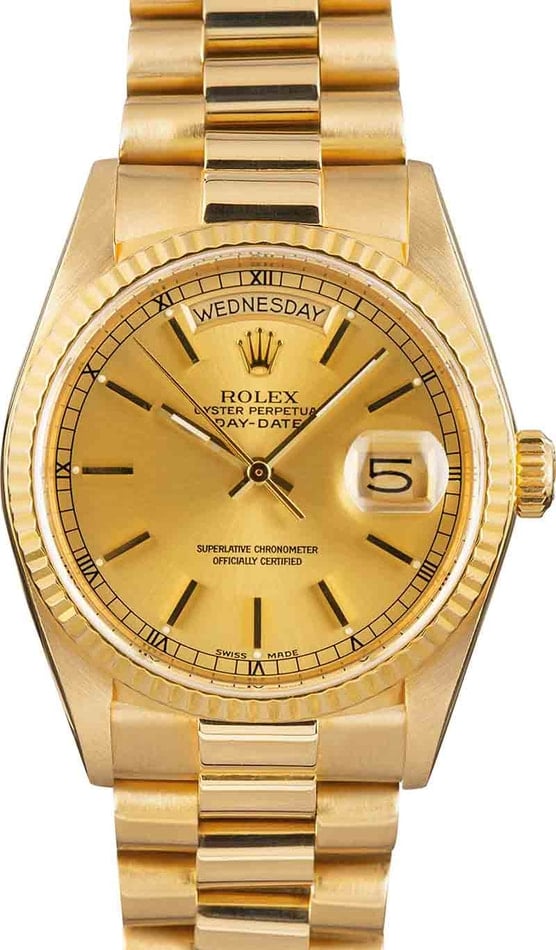 Mens rolex clearance president