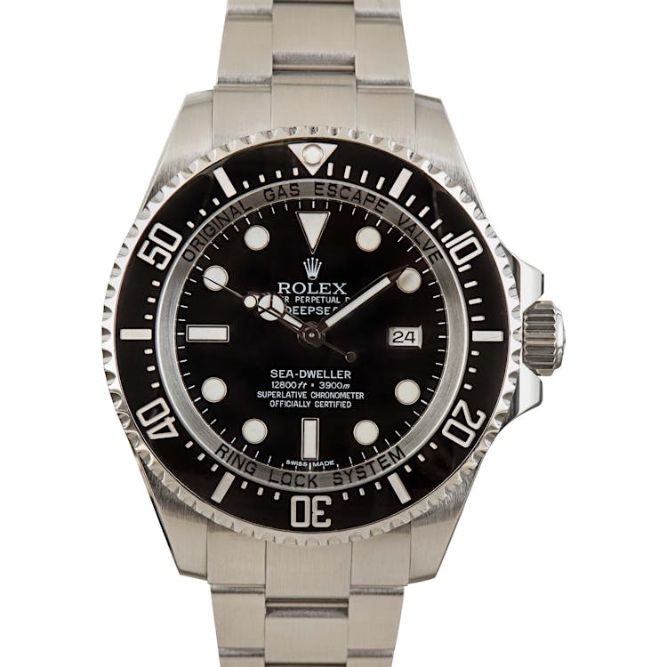 Pre-Owned Rolex Sea-Dweller 116660 Black Dial