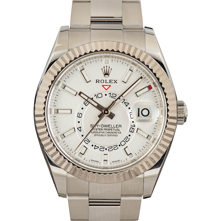 Rolex Sky-Dweller 326934 Stainless Steel and White Gold