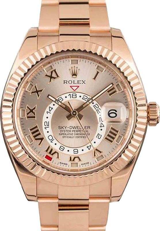 Rolex sky dweller rose gold price hot sale