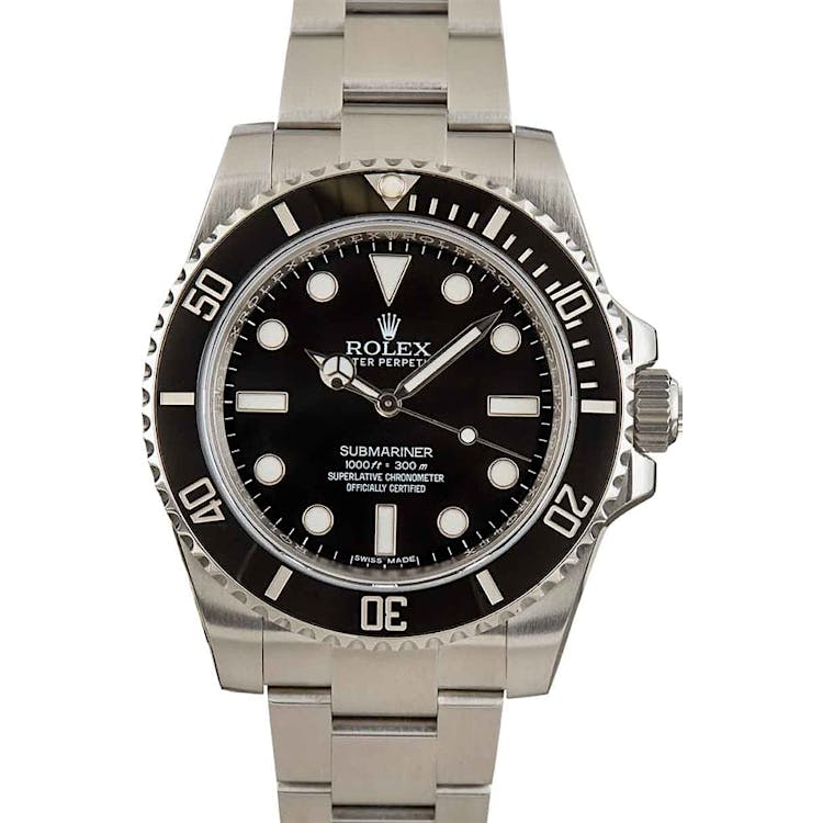 Used Rolex Submariner 114060 No Date Dial