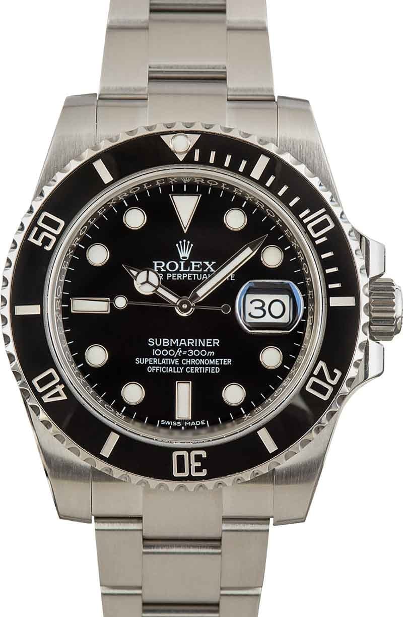 Buy Used Rolex Submariner 116610 Bob s Watches Sku 163234