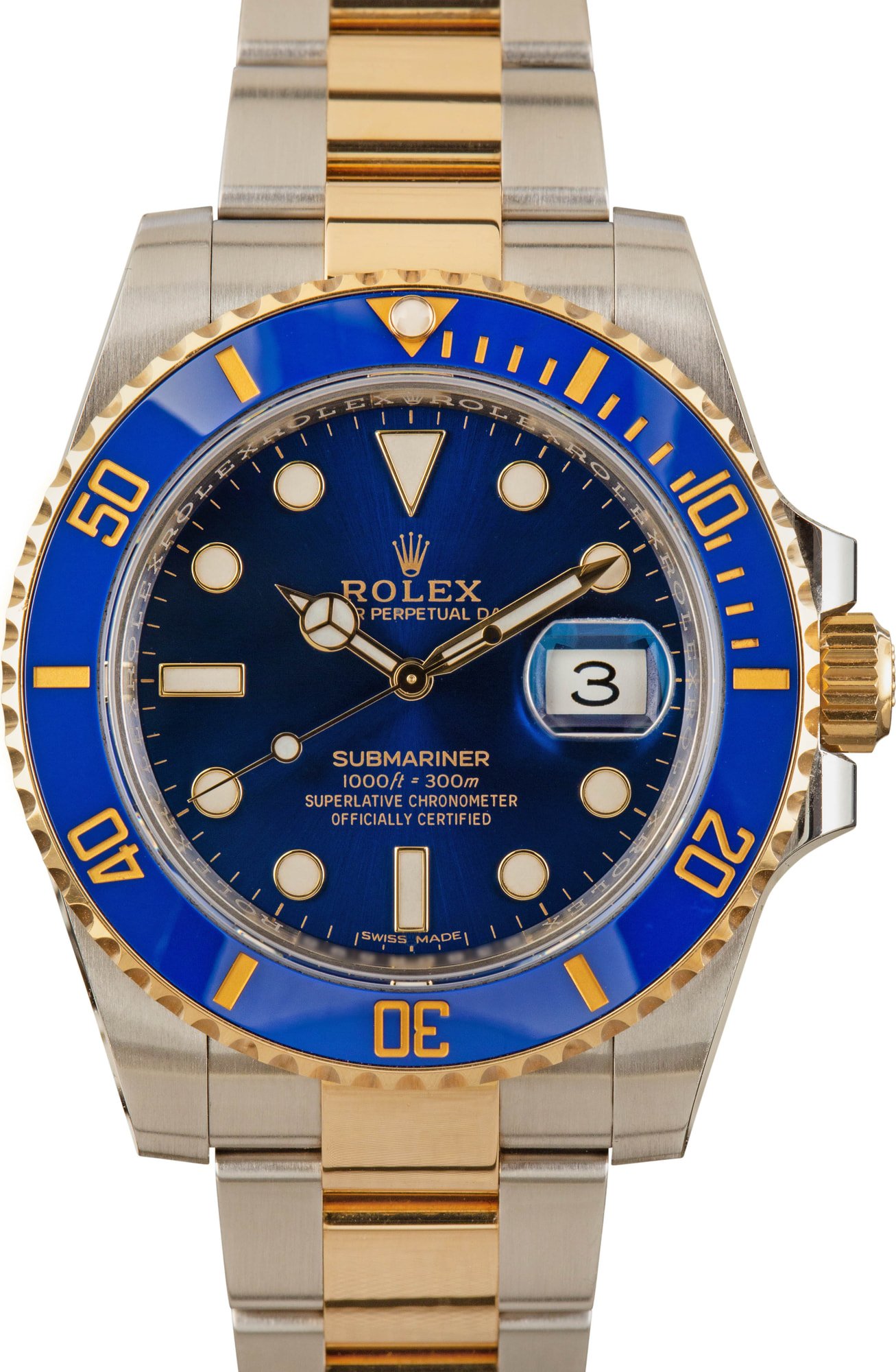 Buy Used Rolex Submariner 116613 Bob s Watches Sku 163254