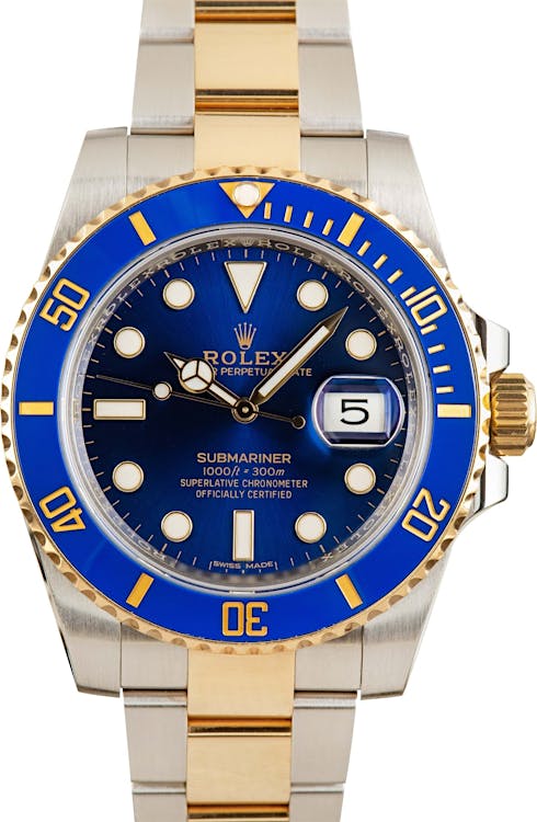Rolex Ceramic Submariner 116613 Blue Bezel