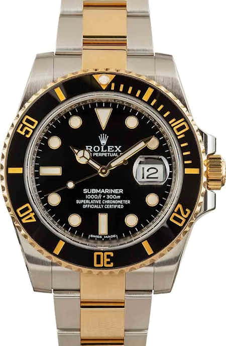Rolex Submariner 116613 Two-Tone Black