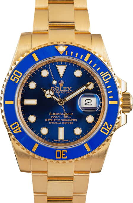 Rolex Submariner 116618 Blue Dial