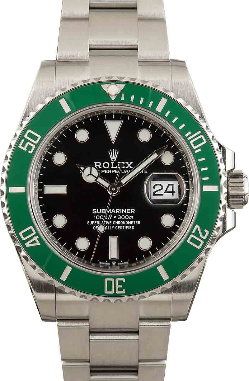 Green Rolex Submariner BobsWatches