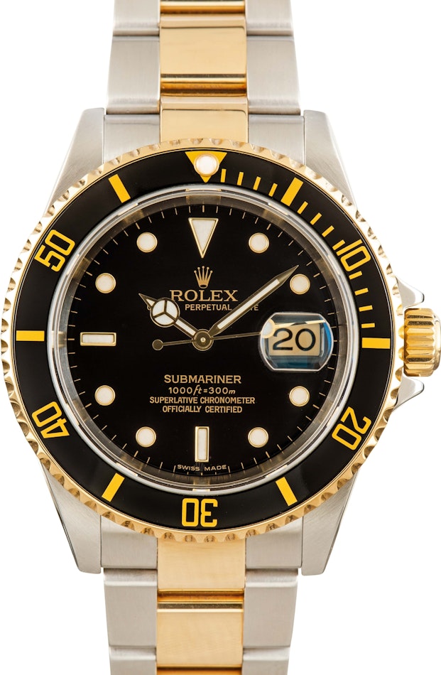 Buy Used Rolex Submariner 16613 | Bob's Watches - Sku: 166105