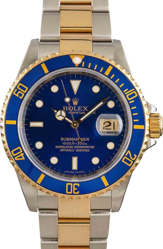 Buy Used Rolex Submariner 16613 Bob s Watches Sku 161537