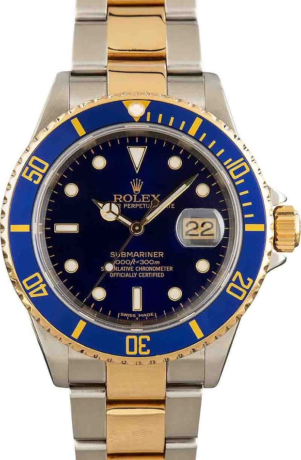 Buy Used Rolex Submariner 16613 Bob s Watches Sku 161730