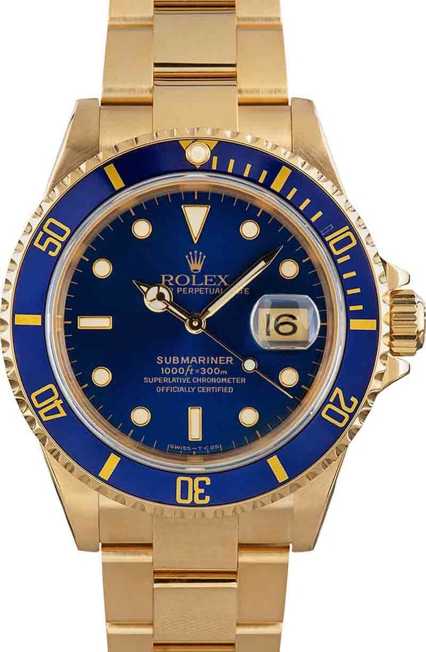 Rolex submariner hot sale date blue