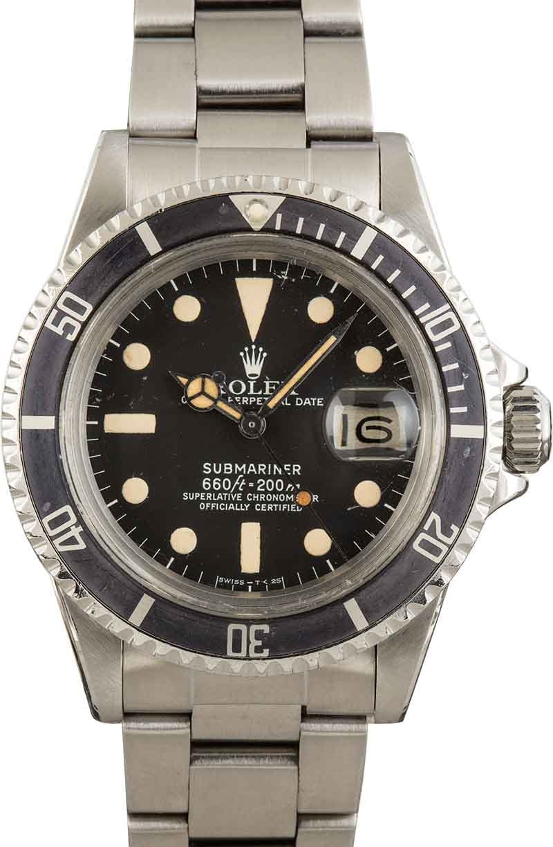 Buy Used Rolex Submariner 1680 Bob s Watches Sku 161138