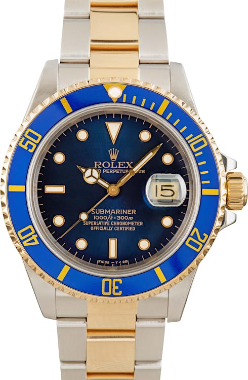 Rolex Submariner 16803 Blue Dial